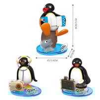 Pingu企鵝家族-驚喜悠閒度日發條公仔- 隨機發貨