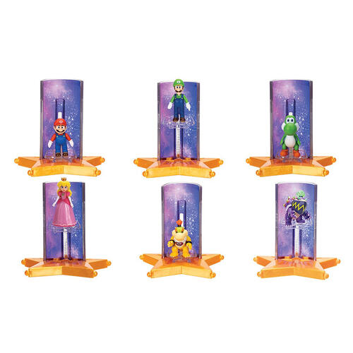 The Super Mario Galaxy Movie 1.5 Inch Figures with Star Launcher - Assorted (1 Pc)