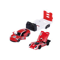 Majorette Porsche Racetrailer Assortment 3- Assorted