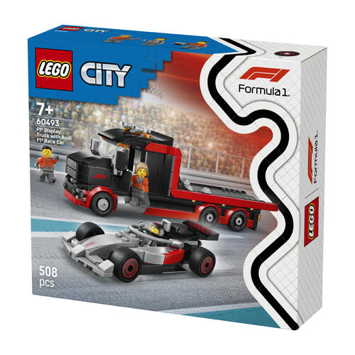Lego樂高 F1&reg; 展示用卡車與 Audi F1&reg; 賽車 60493