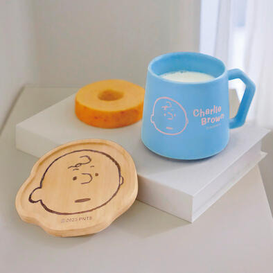 Snoopy Coaster Mug Set - B