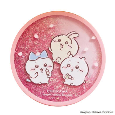 Chiikawa 吉伊卡哇流沙杯墊-櫻花