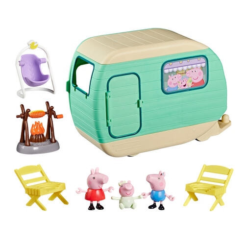 Peppa Pig 粉紅豬小妹 三隻小豬露營車遊戲組