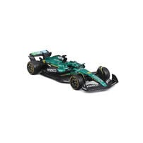 Bburago比美高1:43 F1系列-阿斯頓馬丁 AMR25 （無頭盔，紙盒版）（2025 澳洲大獎賽）（#18 蘭斯&middot;斯特羅爾） - 金屬綠 18-38250#18