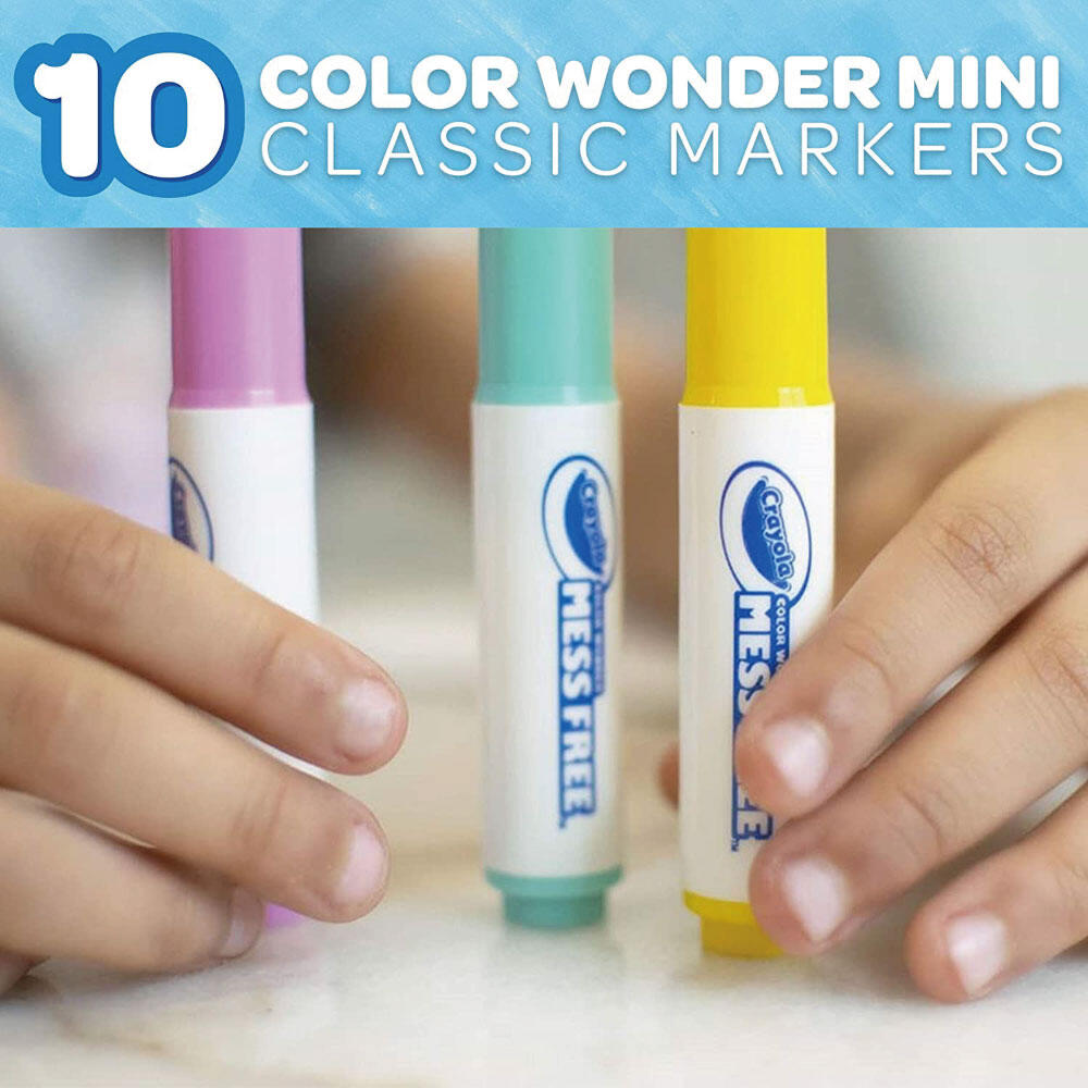 Crayola Color Wonder Mess Free Classic Markers - 10 pack - West
