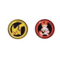 Pokemon寶可夢徽章 皮卡丘＆炎兔兒(2入/包)