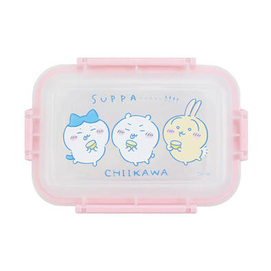 Chiikawa  吉伊卡哇 鮮扣長方保鮮盒900ml-粉紅