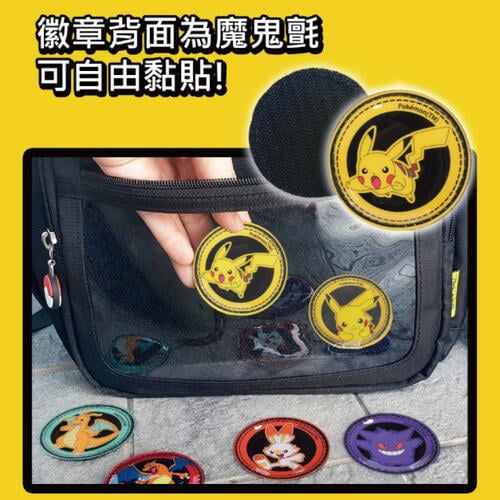 Pokemon寶可夢 徽章 噴火龍＆耿鬼(2入/包)