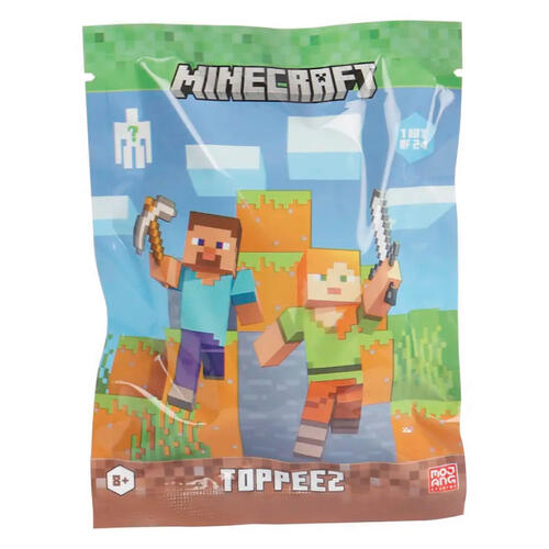 Minecraft 3D Toppeez 1 pc in foilbag- Assorted