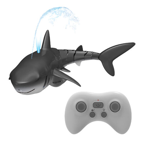 playpop Remote Control Water-Spraying Shark