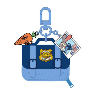 MINISO 迪士尼動物方城市系列皮革書包款耳機包(朱迪)