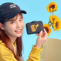 Pokemon Classic Pikachu Coin Pouch &ndash; Black