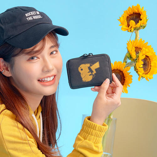 Pokemon Classic Pikachu Coin Pouch &ndash; Black