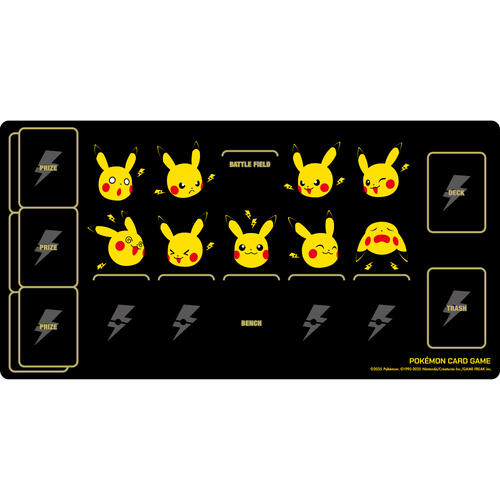 Pokemon寶可夢 橡膠對戰桌墊 皮卡丘與閃電
