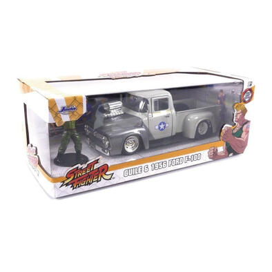 Street Fighter 快打旋風 1:24合金車+蓋爾公仔