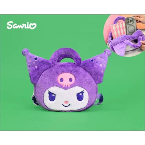 Sanrio三麗鷗	9"-酷洛米漸層兩用側背包