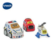 Vtech聲光城市嘟嘟車-城市警察局軌道組