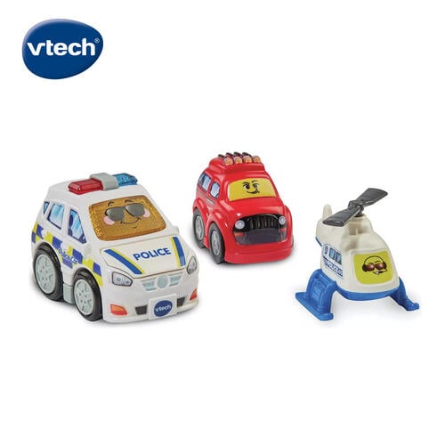 Vtech聲光城市嘟嘟車-城市警察局軌道組