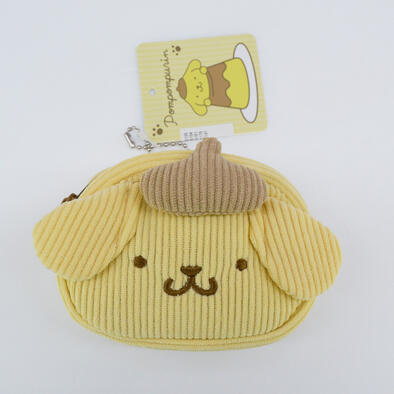 Sanrio 三麗鷗燈心絨角色錢包-布丁狗
