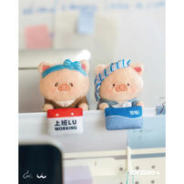 Lulu The Piggy罐頭豬 我的上班伙伴系列 毛絨屏幕掛件盲盒- 隨機發貨