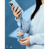Lulu The Piggy罐頭豬 Teddy Mini自然絮語系列膠面毛絨手機繩盲盒- 隨機發貨