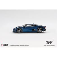 MINIGT	Jaguar C-X75 Blue合金車886 