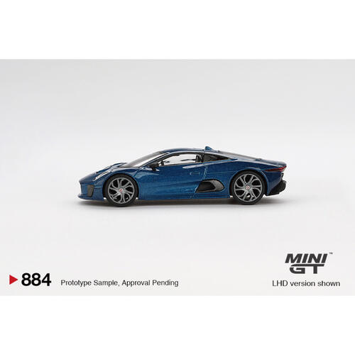 MINIGT	Jaguar C-X75 Blue合金車886 
