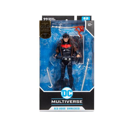 麥法蘭 7吋DC Multiverse 紅頭罩 無面罩 金標 可動公仔