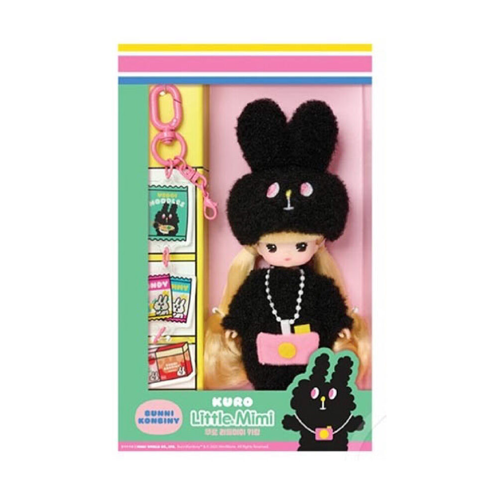 Mimi world 兔子便利商店迷你小MIMI吊飾-KURO | Toys