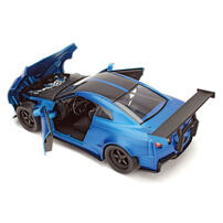 Jada 佳達 玩命關頭1:24合金車- 2009NissanGTRR35BenSopra-藍色款