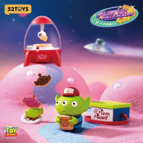 52TOYS/Disney Toy Story Three-Eyed Monster&rsquo;s Pizza Planet @8 69- Assorted