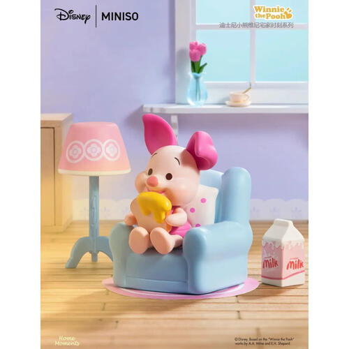 MINISO	迪士尼小熊維尼宅家時刻系列手辦盲盒- 隨機發貨