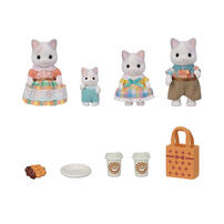 Sylvanian Families Latte Cat Family