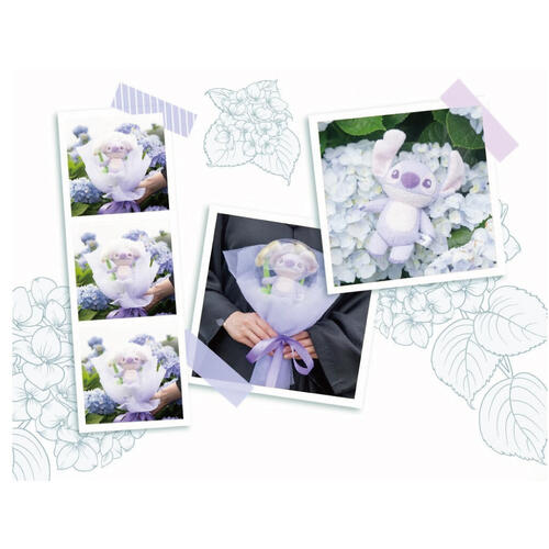 Disney Stitch Plush Bouquet (Purple)