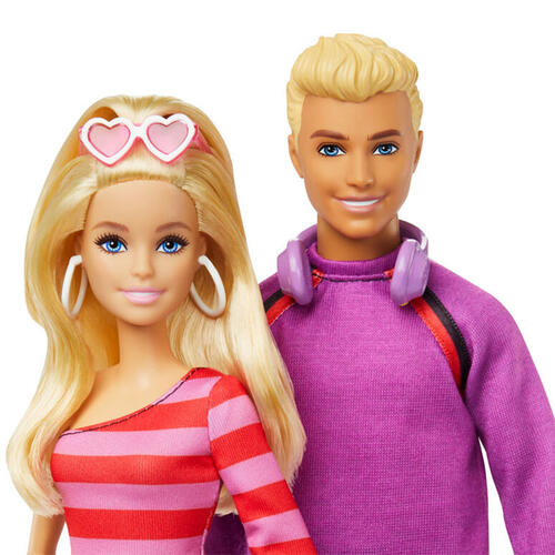 Barbie芭比 肯尼65周年特別版-80年代經典溜冰造型組合