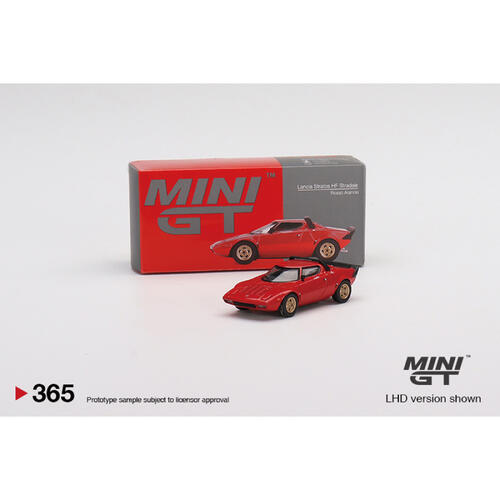 MINIGT	Lancia Stratos HF Stradale Rosso Arancio 合金車365