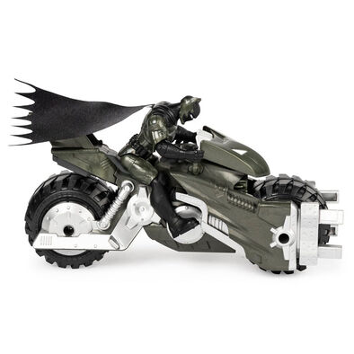 Batman-4吋蝙蝠俠可動人偶與摩托車