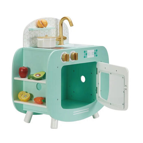Teamson 小小廚師雷納木製玩具廚房