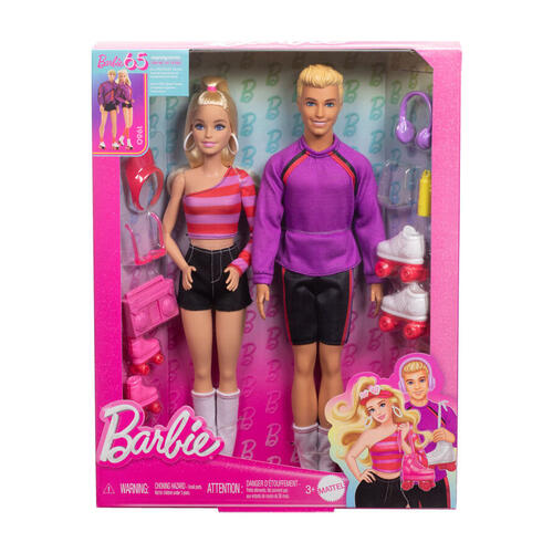 Barbie芭比 肯尼65周年特別版-80年代經典溜冰造型組合
