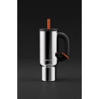 CHAKO LAB 1050ml不鏽鋼保溫霸王杯#曜石黑