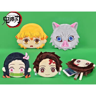 Demon Slayer鬼滅之刃-頭型厚錢包 6吋 - 隨機發貨