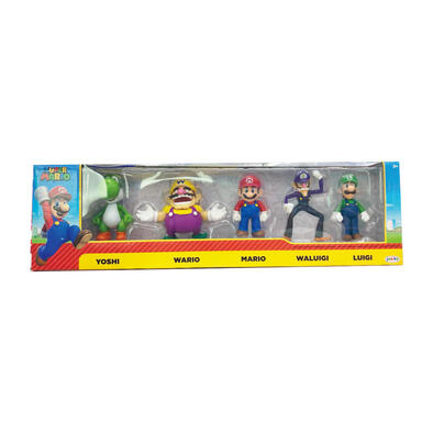 Super Mario超級瑪利歐 任天堂2.5吋主角光環五入組