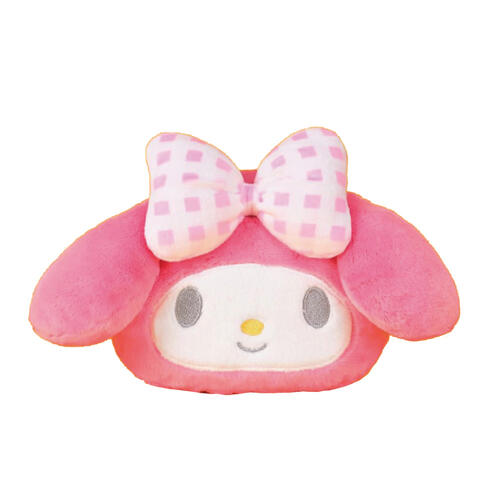 Sanrio 三麗鷗頭形手拿包包-美樂蒂6吋