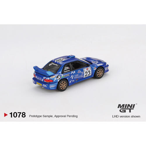 MINIGT	Subaru Impreza WRC99 #23 2000 Acropolis Rally 合金車 1078