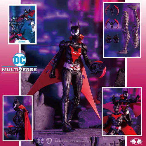 DC Multiverse 7吋 DC BUILDA-A 未來蝙蝠俠 蝙蝠女w/Joker bot配件