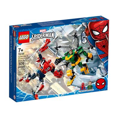 LEGO樂高 漫威超級英雄系列Spider-Man & Doctor Octopus Mech Battle 76198
