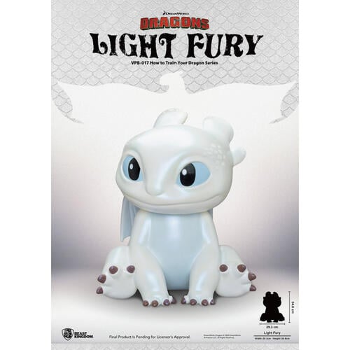 Beast-Kingdom USA | VPB-017 How to Train Your Dragon Series Vinyl Functional Figurines: Light Fury