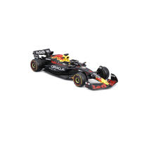 Bburago比美高1:43 F1系列-1:43紅牛車隊RB21（無頭盔，紙盒版）（2025巴林大獎賽）（#1馬克斯&middot;維斯塔潘）（#22 角田裕毅）-啞藍