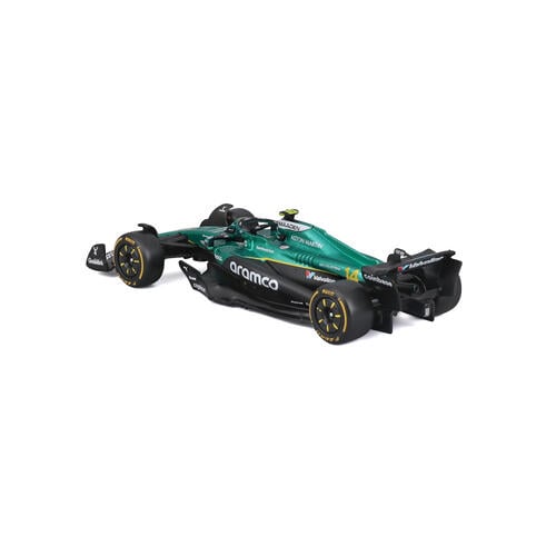 Bburago比美高1:43 F1系列-阿斯頓馬丁 AMR25 （無頭盔，紙盒版）（2025 澳洲大獎賽） （#14 費爾南多&middot;阿隆索） - 金屬綠 18-38250#14