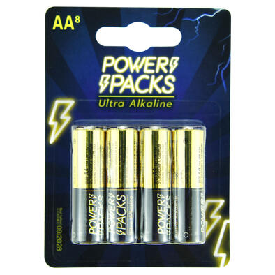 Power Packs 3號終極鹼性電池8入